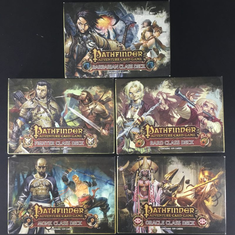 PATHFINDER ADVENTURE CARD GAME: Lot of 5 Class Decks - paizo - Hobby Spirit