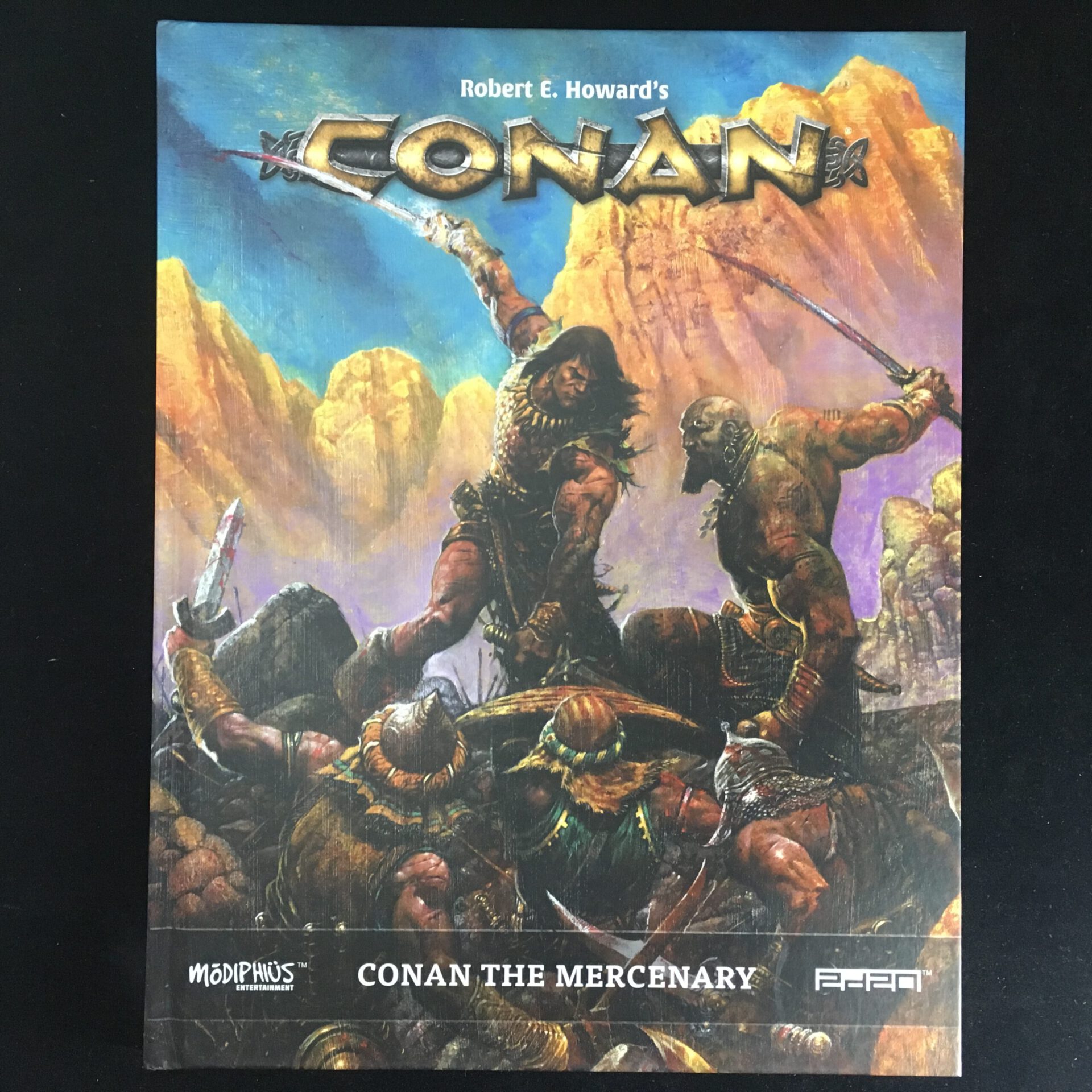 CONAN RPG Lot: Conan the Barbarian, Pirate & Mercenery, Book of Skelos &  Dice - Modiphius Entertainment
