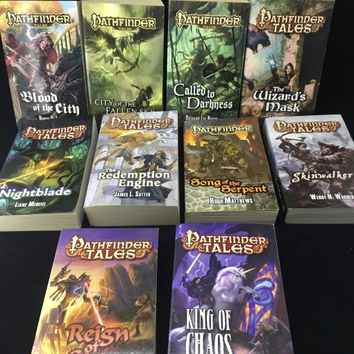 PATHFINDER TALES: Lot of 10 Paperbacks - paizo