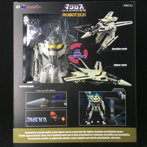 Macross Robotech: 1/72 VF-1S Roy Fokker Valkyrie Figure + Fast Pack & T-Shirt – KITZCONCEPT - Image 2