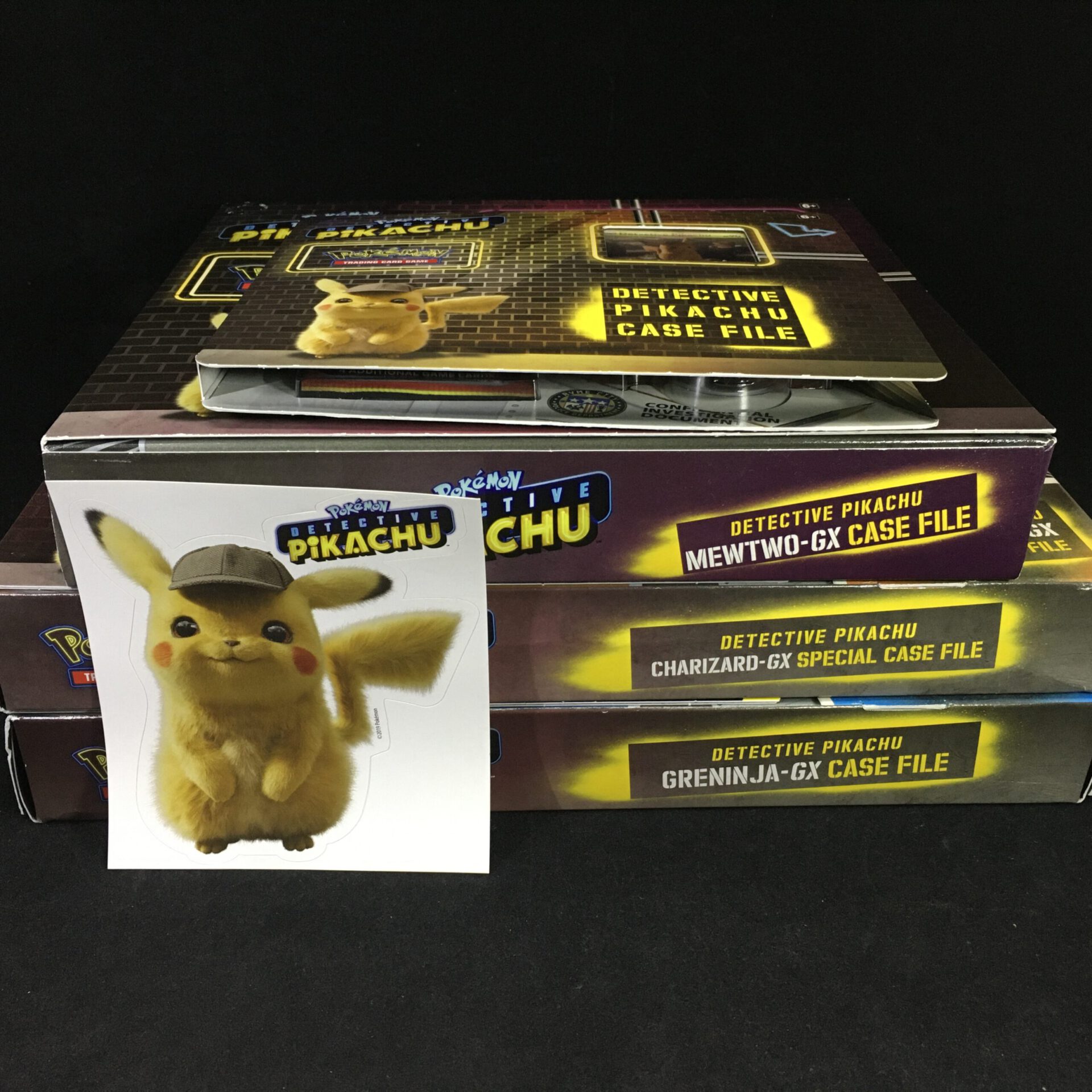 POKEMON TCG: Detective Pikachu Case File BUNDLE + Sticker ...