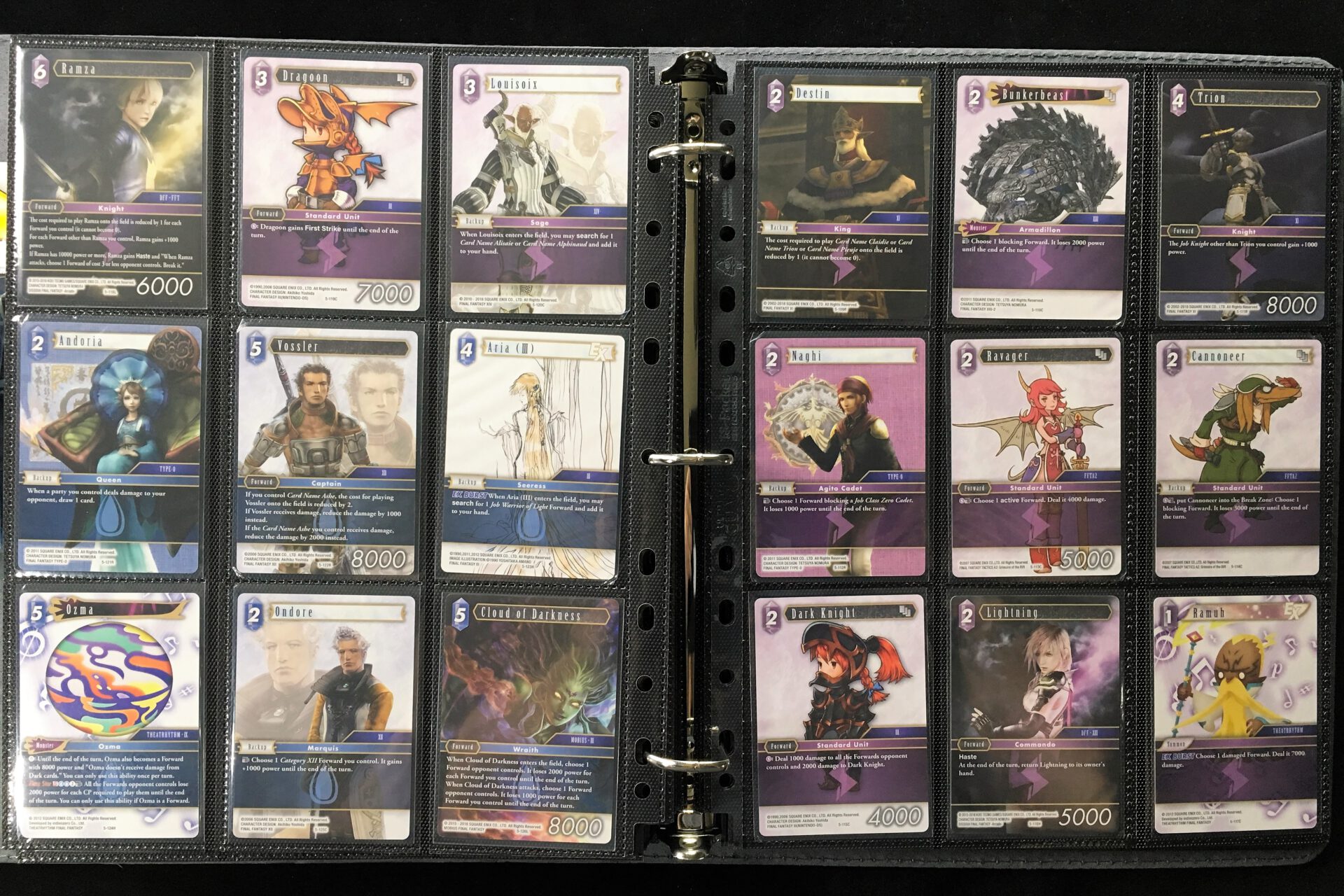 Out of Print Final Fantasy Trading Card Game Opus I Booster Packs X 4 2018 