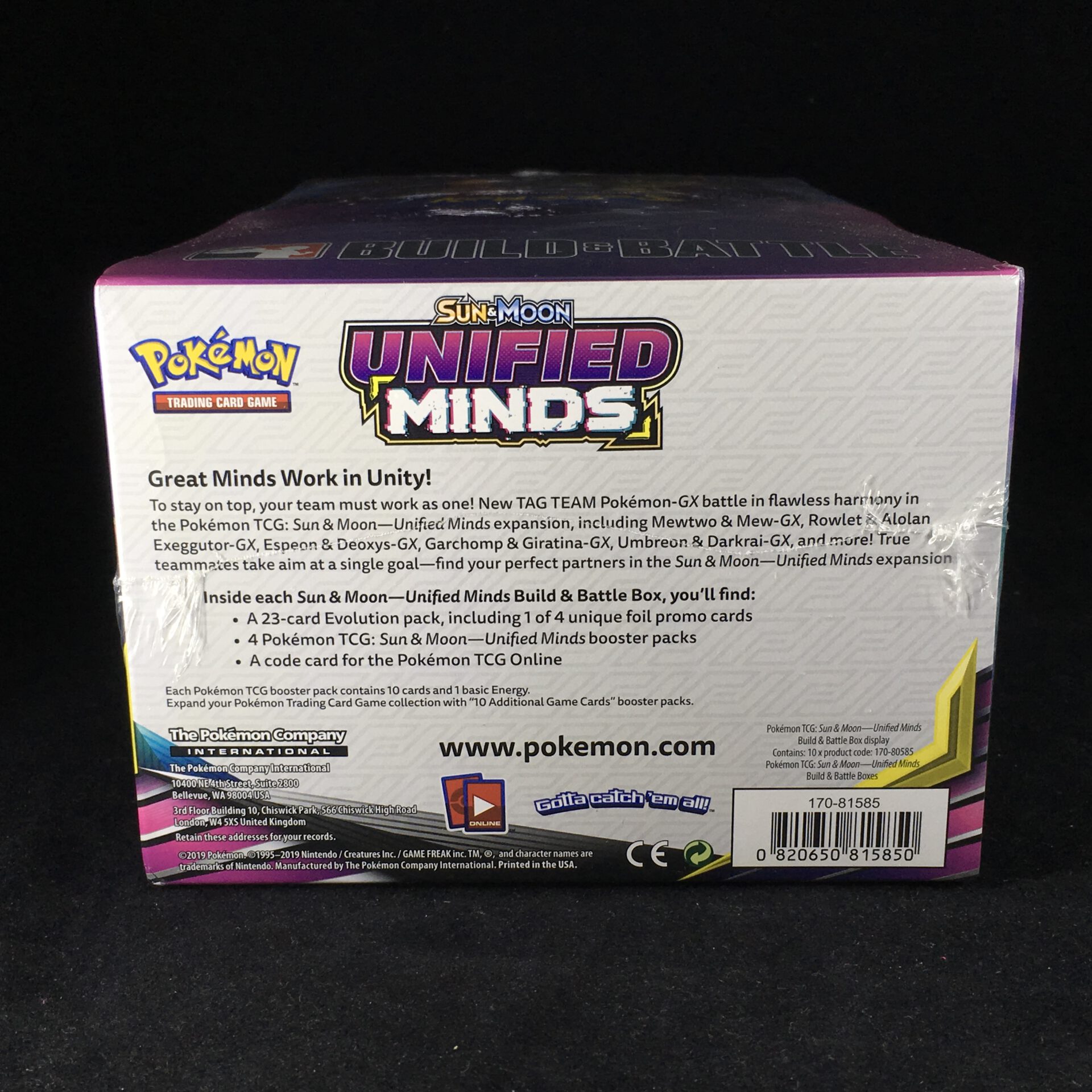 Prerelease Kit **In Hand** Free Shipping Build /& Battle Pokemon Unified Minds