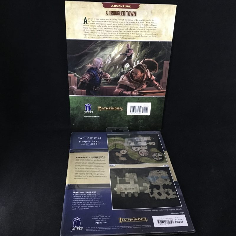 PATHFINDER RPG 2ND EDITION: Fall Of Plaguestone Adventure + Flip Mat ...