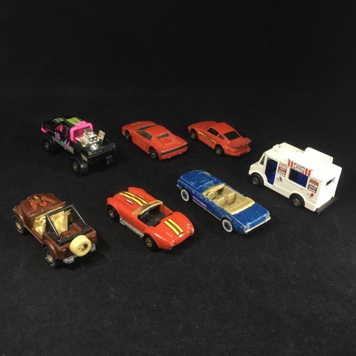 Lot of 7 Vintage 1980s Hot Wheels Cars - Mattel - Image 2