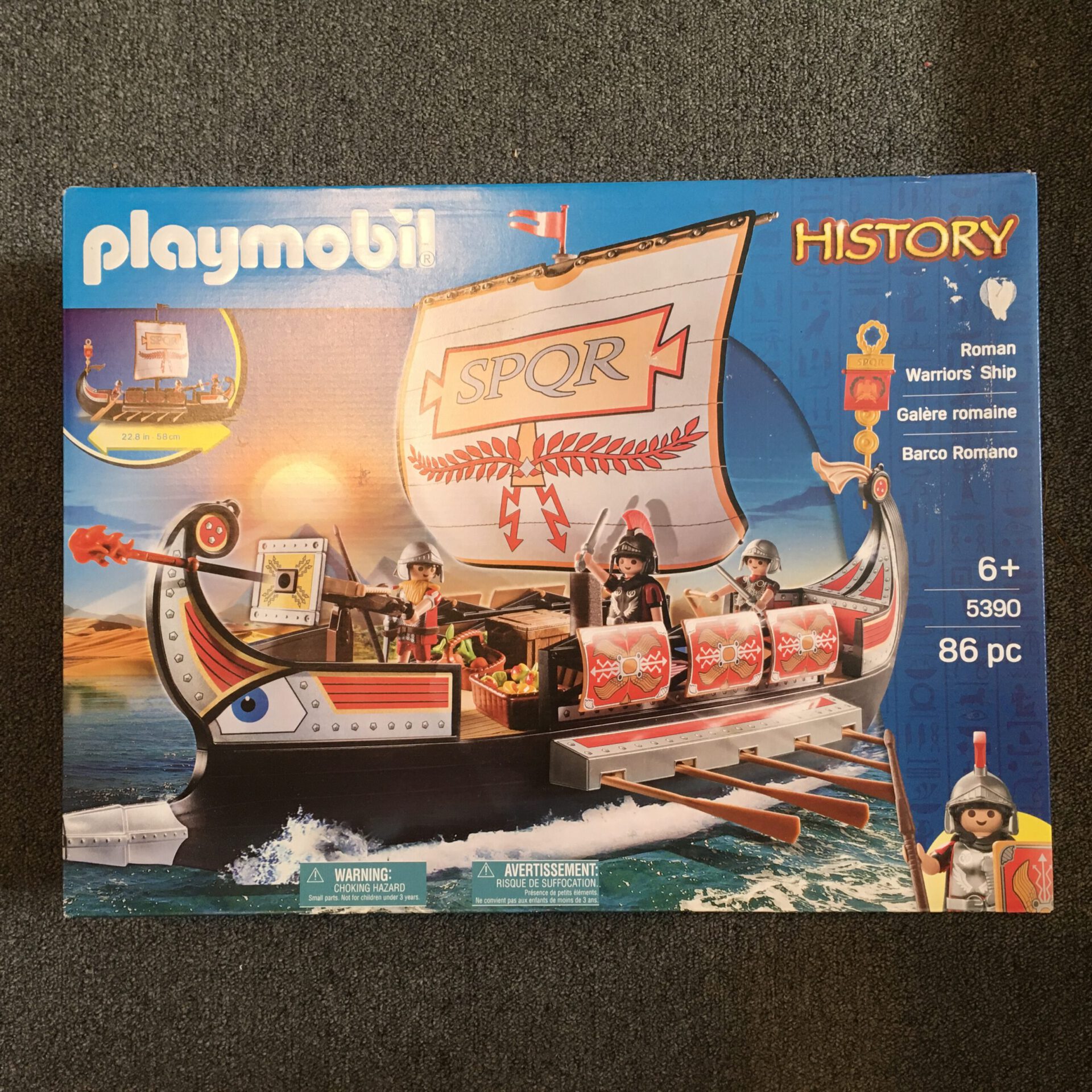 PLAYMOBIL 5390 Roman Ship (Discontinued) - Hobby Spirit
