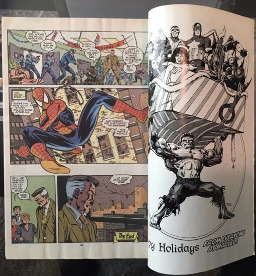 Marvel Holiday Special #1 -1991 Marvel Copper Age Comic - Image 12