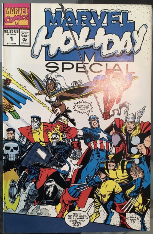 Marvel Holiday Special #1 -1991 Marvel Copper Age Comic