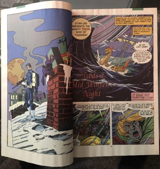 Marvel Holiday Special #1 -1991 Marvel Copper Age Comic - Image 9