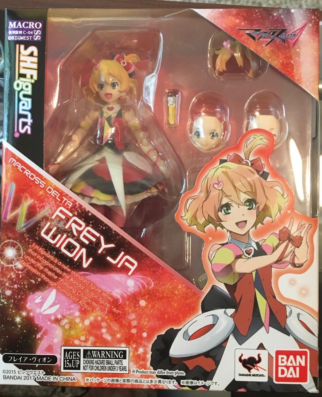 S.H.Figuarts Macross Delta FREYJA WION Action Figure BANDAI NEW from Japan F/S